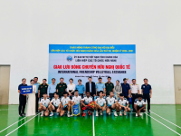 Đội tuyển bóng chuyền sinh viên Trường Đại học Nha Trang tham gia Giải bóng chuyền hữu nghị quốc tế